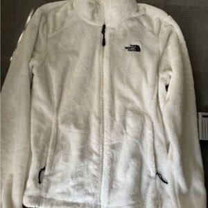 The North Face Women's White Fleece Jacket Medium
